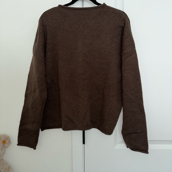 🤎 Chocolate Brown Button-Up Cardigan – NWOT 🤎 - Picture 2 of 3
